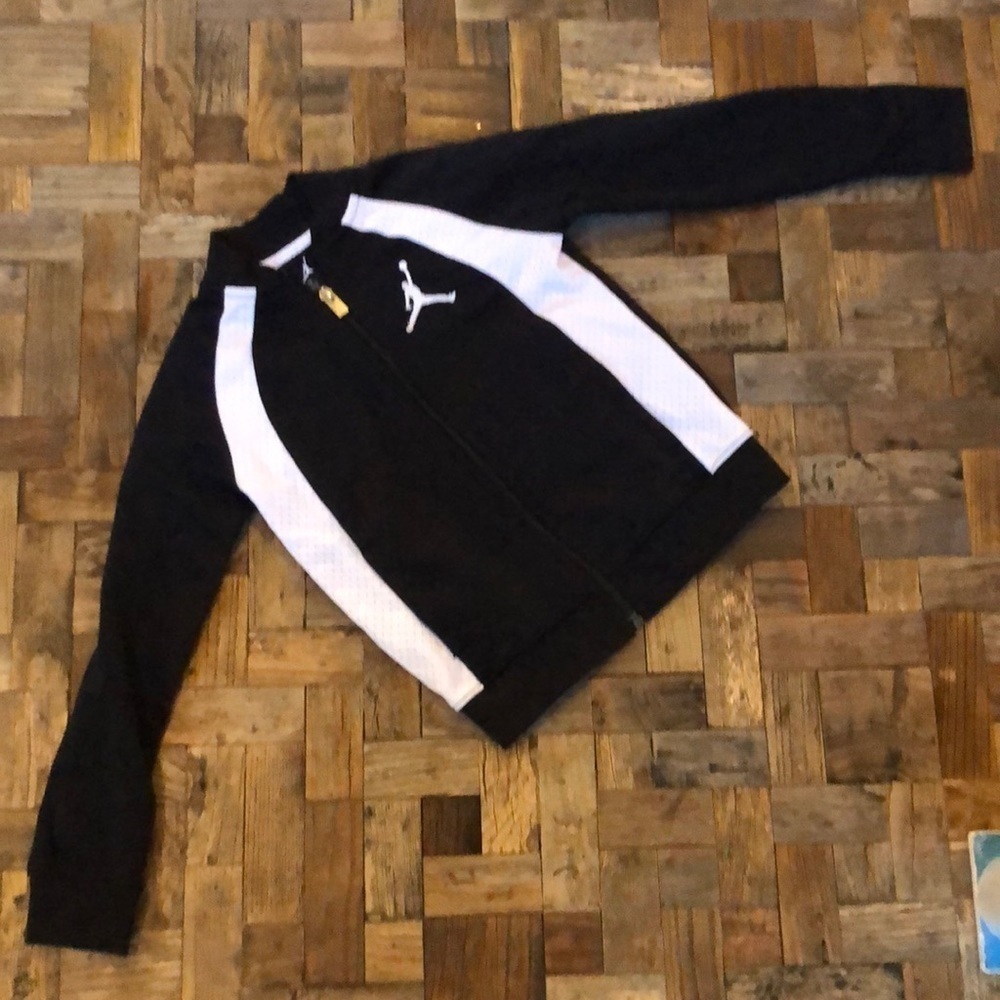 Jordan Black Zip Up Track Jacket